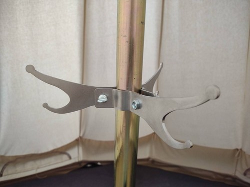 Bell tent pole - tent, hooks