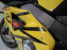 Honda CBR929RR 954RR 2000-2003 RD Motorcycle Frame Pad Kit - SL01 Black