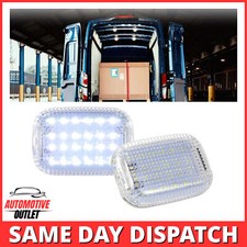 2x LED INTERIOR DOME LIGHT LOAD SPACE AREA FOR FORD TRANSIT CUSTOM COURIER 2013+