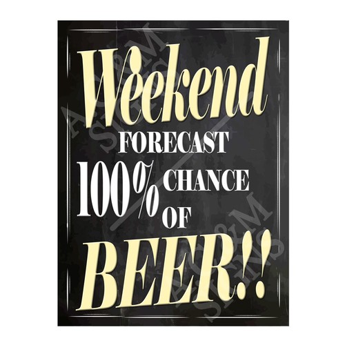 Beer metal signs funny man - funny,