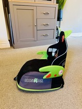 Trunki Boostapak 2 in 1 Travel Backpack/booster 15-36kg Car Seat Blank & Green