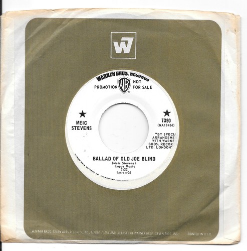 Meic stevens ballad old - stevens, joe