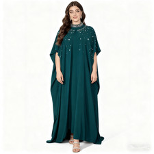 Rhinestone Cloak Abaya Women