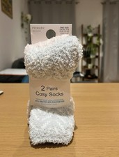 2 Pairs Cosy Socks - UK 4-8 -