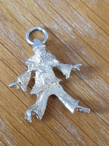 Used vintage silver clown - used,