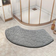 Bathroom Absorbent Mat Curved