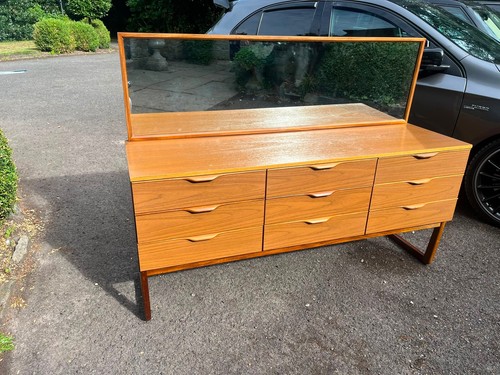 Europa mid century side table - side,