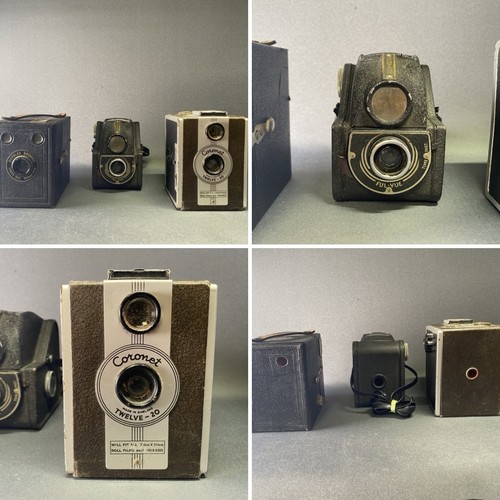 Vintage box camera job lot - box,
