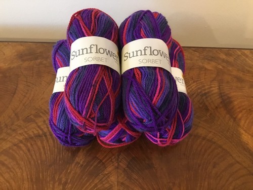 50g balls sunflower dk - 5,