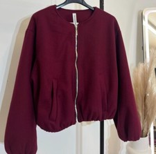 Italian Balloon Sleeve Bomber