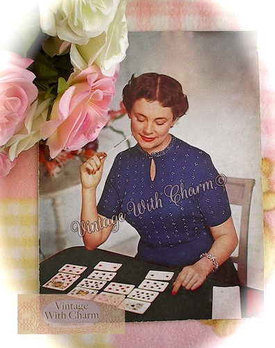 Vintage 50s lady - vintage,