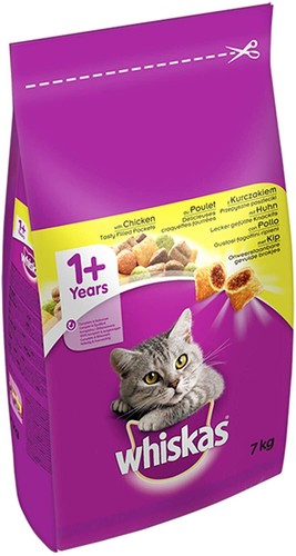 Whiskas dry cat food for - 1+,