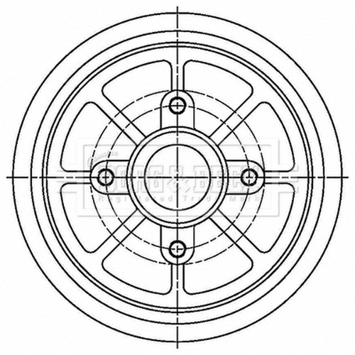 Brake drums for - brake, (pair)