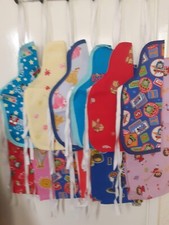 Childrens picture Aprons age 2-4, 5-6, age 7 + gingham aprons. Cotton. Washable