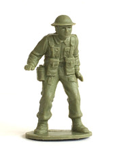 1 x AIRFIX. 1970's WWII BRITISH ARMY SUPPORT TROOPS SOLDIER. 1/32 ORIGINAL ISSUE