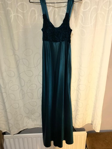 Teal charlotte halton satin - charlotte,