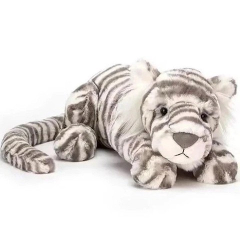 Nwt jellycat sacha snow tiger - nwt-jellycat,