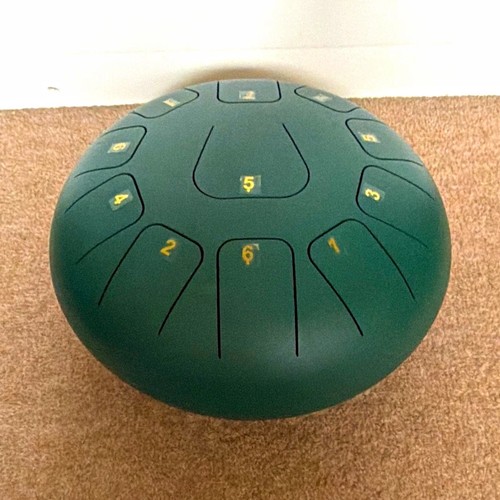 Green steel drum comes with - comes,