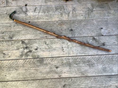 Stunning vintage hiking stick - hiking,