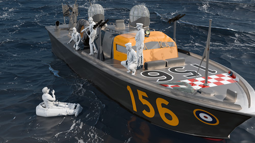 Wwii raf air sea rescue - sea,