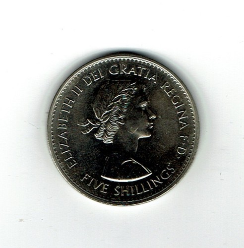 1960 five shilling coin - , free