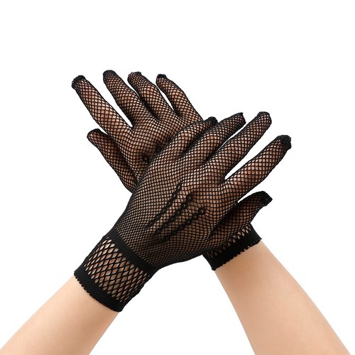 Hollow out wedding gloves - hollow-out,
