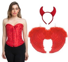 Devil Corset Set - Corset