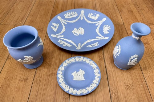 Wedgwood jasperware blue - jasperware, 4