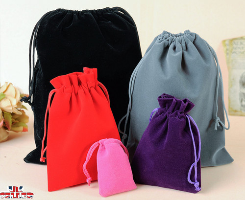 Luxury soft velvet pouches - luxury,
