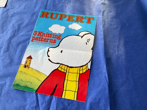 Rupert the bear knitting - rupert,