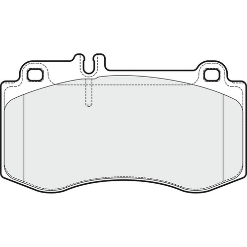 Brake pads set for mercedes - set,