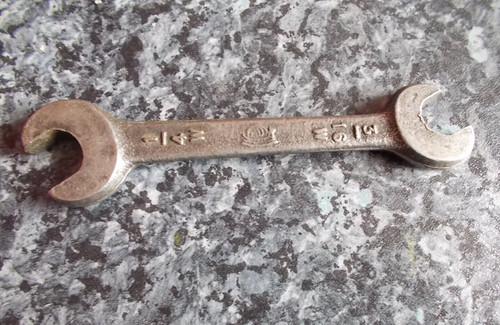 Vintage car toolkit - toolkit, spanner