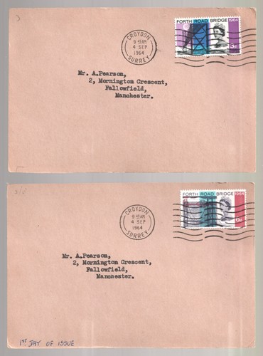 1964 forth road bridge fdc - forth,