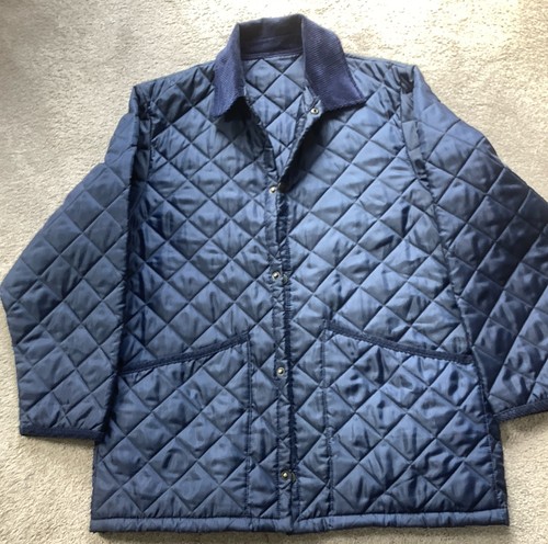 Mens quilted navy jacket - mens, jacket,