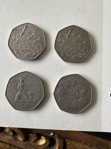 Set old style large 50p - set,