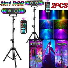 2pcs UKING RGBW DJ Lights with