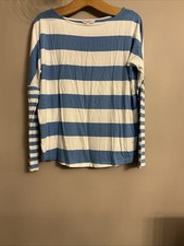 Next Blue Stripe Top - Size 12 Tall 