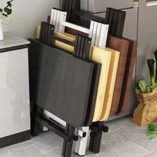 Folding Dining Table Wood Small Coffee Side Table Kitchen Home Office Furniture