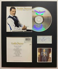 FREDDIE MERCURY - Signed Autographed - THE FREDDIE MERCURY ALBUM - Album Display