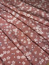 Vintage Japanese Kimono Fabric Piece - 100% Silk Chirimen Crepe - Vintage Pink