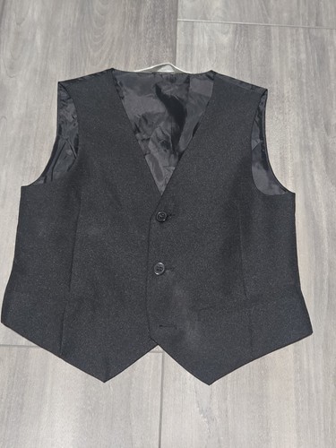 Boys suit vest black - suit,