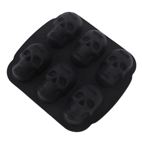 Skull head baking mold soft - skull,