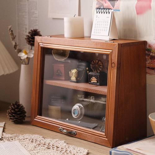 Figurine display case cabinet - display,