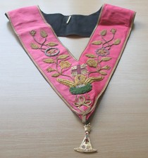 Rose Croix 18th Degree wire embroidered Collar  (StFJL)