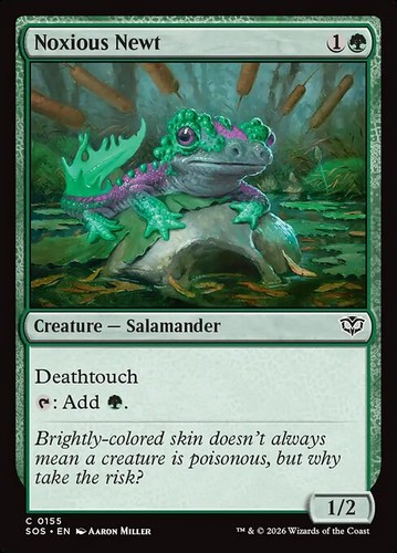 Mtg noxious newt - noxious, (0155)