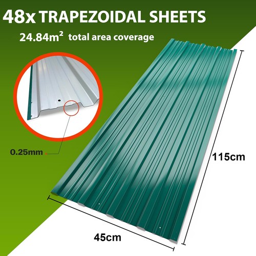 Metal roofing panel - panel, 12/24x