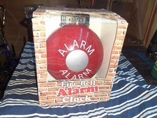 Fire Bell Alarm Clock Bnib