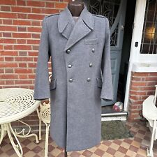 Mens Crombie Cloth Air Ministry Military Greatcoat Grey Vintage 1964 Large 42 in