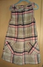 Nutmeg Girls 4-5 years Check Tartan Dress, brushed material
