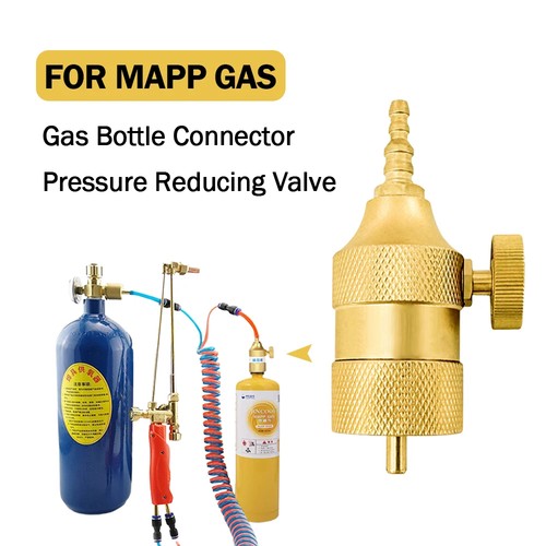 Brass mapp gas regulator - brass,